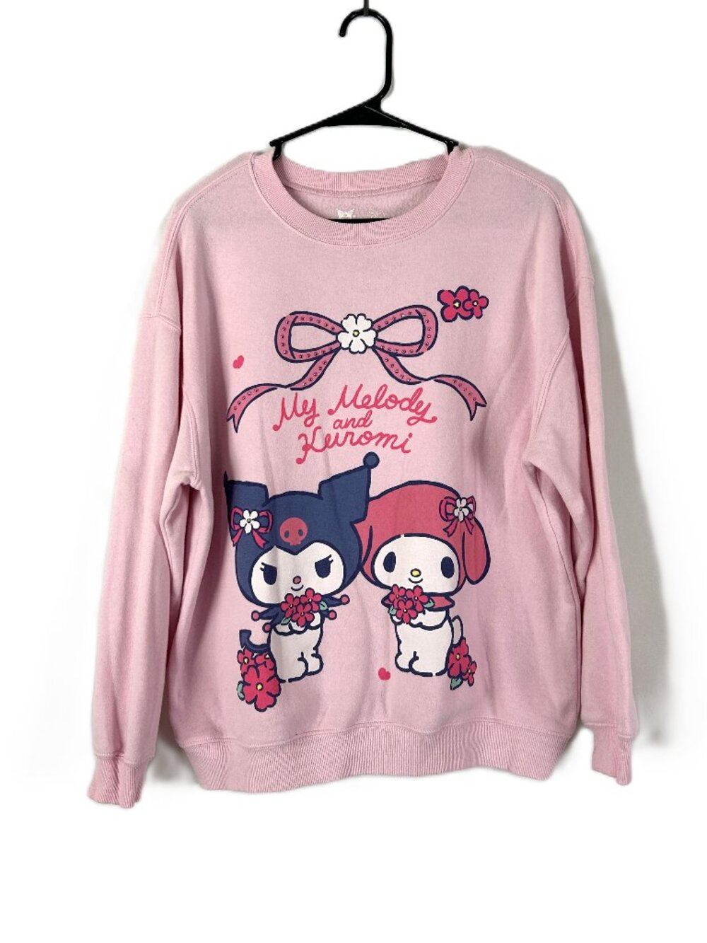 Melody Kuromi Pink Sweatshirt Sanrio L Bling